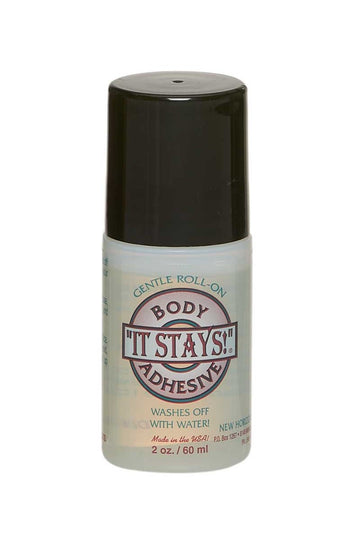 bottle of It Stays Lace Body Adhesive 60ml to hold wig fabrics against your skin